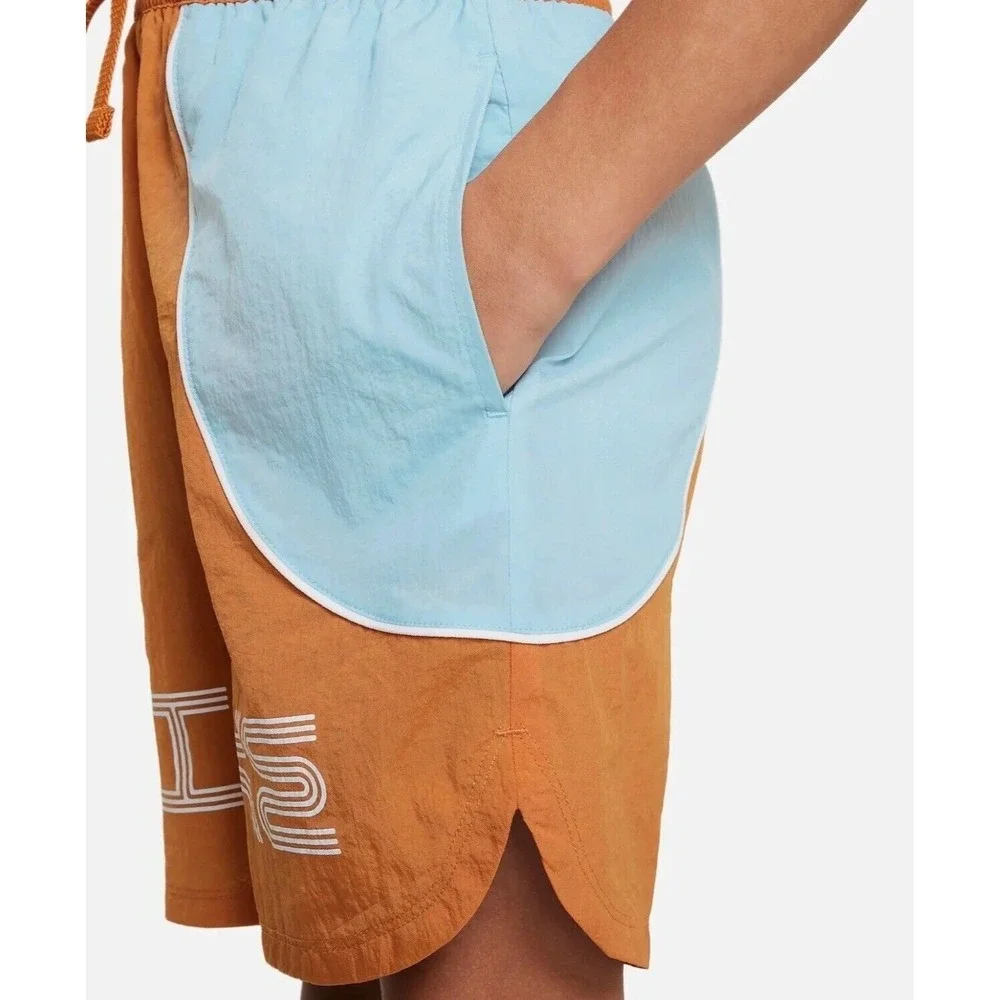 New Big Boys' Nike Sportswear Woven Shorts KIDS SZ: Medium, Orange